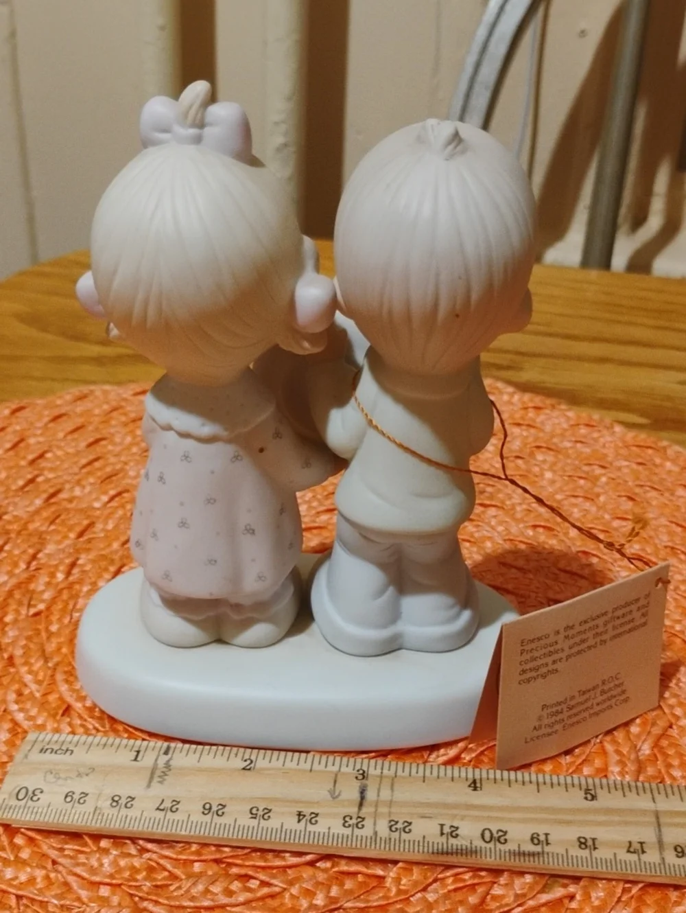 Precious Moments Porcelain 40th Anniversary Figurine - 1983